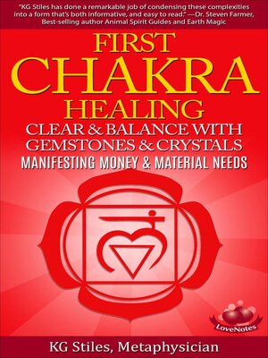 cover image of First Chakra Healing--Clear & Balance with Gemstones & Crystals